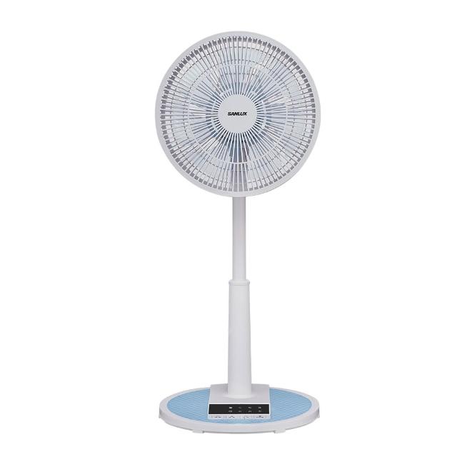 【SANLUX 台灣三洋】12吋微電腦自然風遙控立扇_藍色(EF-T12AJ1)