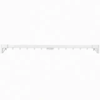 【NITORI 宜得利家居】免鑽孔伸縮窗簾軌 TR1 WH 110-150(免鑽孔 伸縮窗簾軌 窗簾軌 窗簾)
