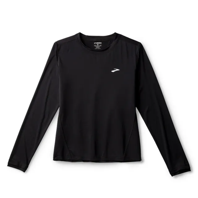 【BROOKS】女 Sprint Free 長袖上衣 3.0_經典黑(221711001)