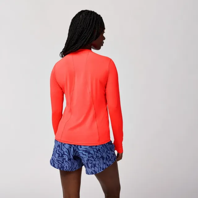 【BROOKS】女 Sprint Free 長袖上衣 3.0_橘(221711698)