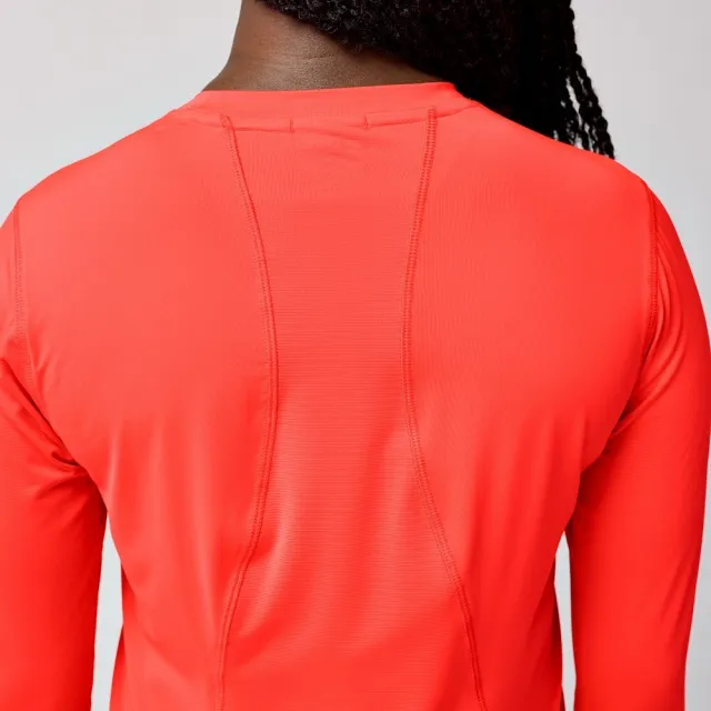 【BROOKS】女 Sprint Free 長袖上衣 3.0_橘(221711698)