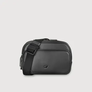 【BRAUN BUFFEL 德國小金牛】加利恩-A 腰胸包-黑色(BF561-07-BK) 男包送禮推薦