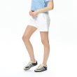 【NAUTICA】官方旗艦 女裝 素面實搭休閒短褲(白色)