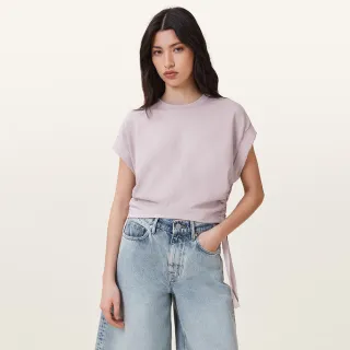 【ALLSAINTS】MIRA 抽繩短袖T恤-淺紫 W083JC(常規版型)