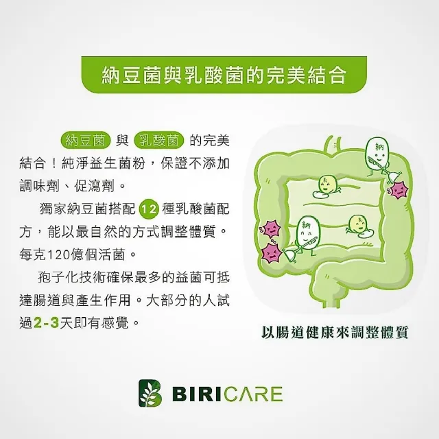 【必瑞】納豆益生菌(純淨無添加 平順有感)
