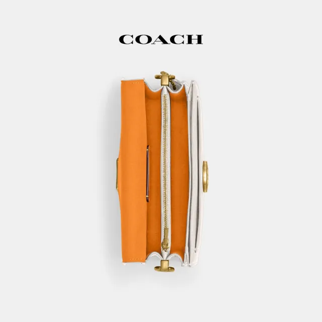 【COACH】蔻馳官方直營 TABBY 20 單肩手袋 單肩包 肩背包-B4/粉筆白色(CY201)