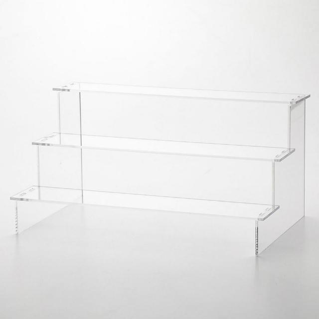 【NITORI 宜得利家居】壓克力三層展示架 DH04(DECO HOME 壓克力 三層展示架 展示架)