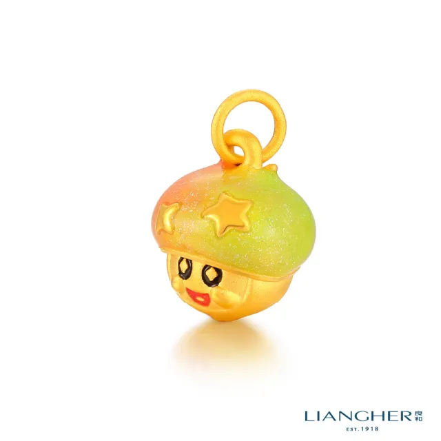【良和時尚珠寶】黃金墜子 榛俏皮墜子(金重:0.42錢 ±0.01)