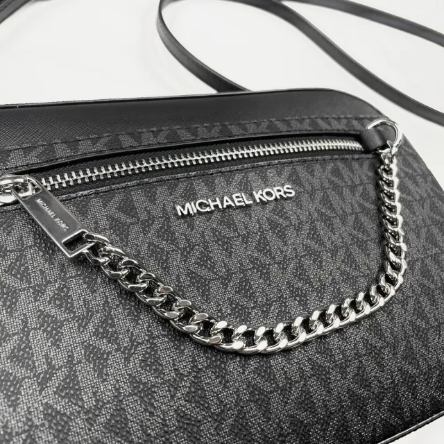 Michael Kors 防刮皮革 經典滿版 相機包 斜背包 側背包 單肩包 MK (9892CT3)