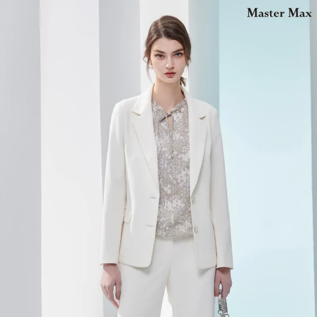 【Master Max】舒服軟料彈性率性西裝外套(8415002)