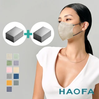 【HAOFA】氣密型N95立體醫療口罩2盒組 30片/盒(30入/盒-醫療N95、N95、醫用口罩、99%防護、台製口罩、防疫)