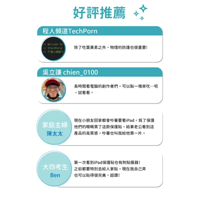 【AIDA】iPad Air/Pro 13吋 德國萊茵認證AR抗藍光玻璃保護貼(德國萊茵TUV｜國際SGS認證｜附對位器)