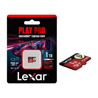 【Lexar 雷克沙】PLAY PRO microSDXC Express 1TB 超高速記憶卡(Switch 2專用)