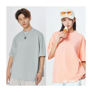 【ONE BOY】透氣柔軟滑順祕魯棉oversize冰鋒T恤(N240026)