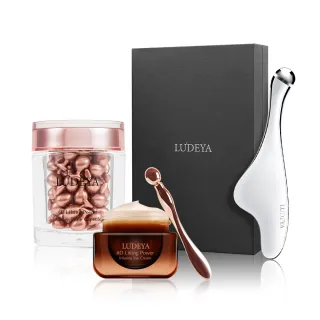 【LUDEYA】微電流肌活修護組(FR小法拉+琥珀眼霜+琥珀膠囊)