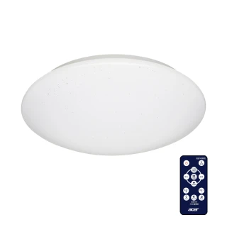 【Acer gadget】35W 適用3-4坪 元悅 遙控調光調色 LED 吸頂燈(兩年保固/led吸頂燈/天花板燈/OHL310)