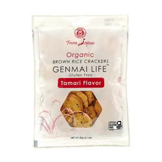 【有機思維】MUSO 日本有機糙米仙貝餅乾-日式醬油 60g(無麩質全素食)