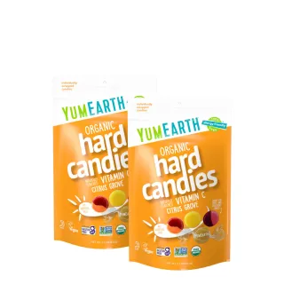 即期品【有機思維】YUMEARTH美國有機硬糖-綜合水果93.6g(2入)(無麩質全素食/無人工香料染料)