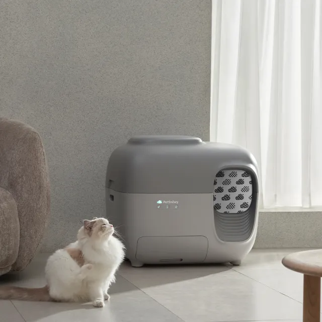 【Jollypet】PetSnowy 智慧貓砂盆 自動貓砂機 APP控制 自動清理貓砂盆 除臭貓砂機 智能貓廁所 懶人貓砂機