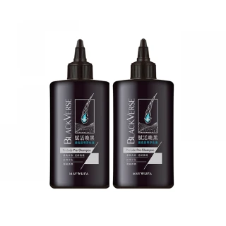 【美吾髮】BlackVerse賦活喚黑逆齡 淨化液200ml_2入組(溫和代謝/淨化液/灰白髮/涼感/何首烏)