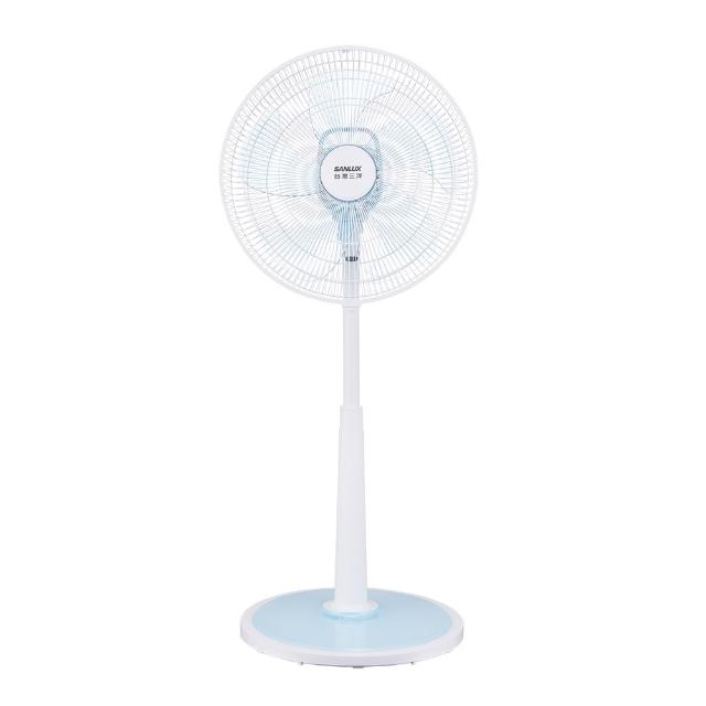 SANLUX臺灣三洋 EF-T16DRA1 立式電風扇，採用五片式風扇葉，提供三段以上風速調節，尺寸寬445mm x 深415mm x 高870-1060mm可調高度，適閤家用辦公室使用。110V 60Hz電壓，中國製造，具BSMI許可字號R63999，安全耐用，提供強勁涼風，SEO最佳化家電首選。