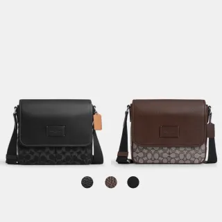 【COACH】蔻馳官方直營 SPRINT25經典Logo地圖包 騎行包 郵差包 斜背包