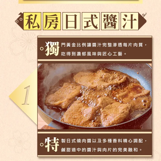【愛上吃肉】日式梅花里肌燒肉片3包(300g/包 中秋烤肉/燒烤/早餐肉)