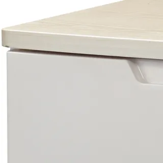 【特力屋】米色天板四層收納櫃 寬56cm