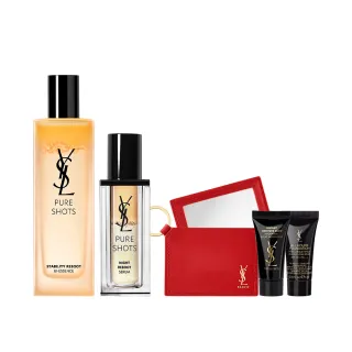 【YSL】官方直營 極效活萃調皮嫩亮組(極效活萃細緻柔膚露 150ML+仙人掌精華30ml)