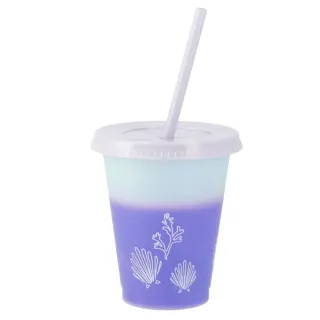 【NITORI 宜得利家居】感溫變色杯 475ML BL GM001 DH(DECO HOME 感溫變色杯 感溫 變色杯 杯)