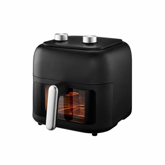 【KINYO】旋鈕式多功能氣炸鍋 6.5L AF-265(多功能氣炸鍋 大容量氣炸鍋 廚房家電 電子氣炸鍋)