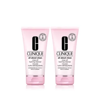 【CLINIQUE 倩碧】卸妝慕斯雙入組(溫和型卸妝慕斯150mlx2)