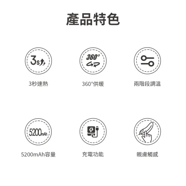 【Philips 飛利浦】2色可選-DLP2136V 戶外暖手寶 行動電源 二合1_18Wh_具Wh標示(暖蛋/3秒速熱/BSMI認証)