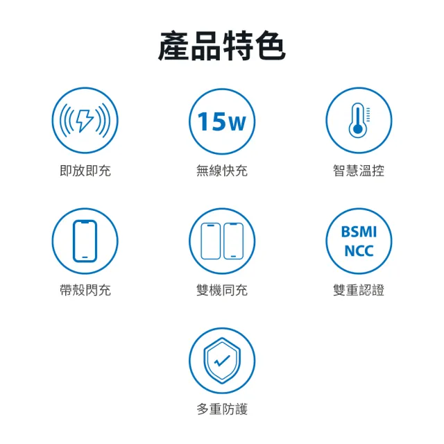【Philips 飛利浦】DLP2556Q 20W黑金剛磁吸三合一磁吸行動電源(MagSafe/雙系統適用_18.5Wh_具Wh標示)