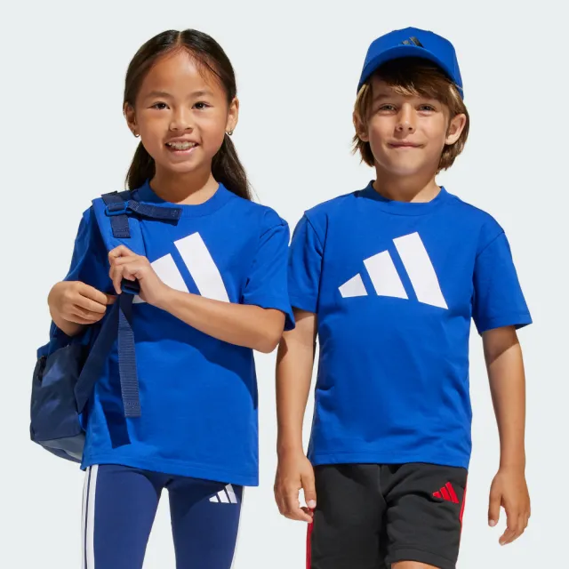 【adidas 愛迪達】休閒運動短袖上衣 T恤 小童款 童裝(多款任選)