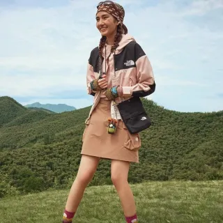 【The North Face 官方旗艦】北面女款棕色WindWall防風短裙｜8C106IH