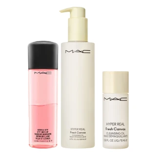 【M.A.C】全臉舒緩清爽洗卸組(眼唇淨妝露100ml+超奇肌花瓣淨妝油200ml)