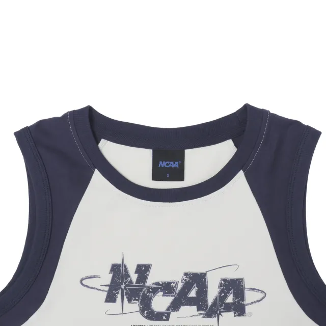 【NCAA】官方直營 女款剪接撞色背心(咖啡/白)