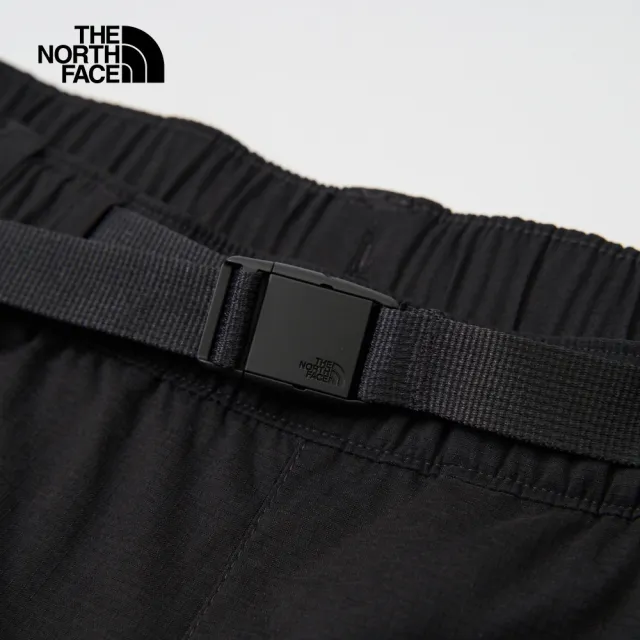 【The North Face】TNF 休閒 防潑水短褲 W CLASS V PATHFINDER PULL ON SHORT-AP 女 黑(NF0A8DFNJK3)