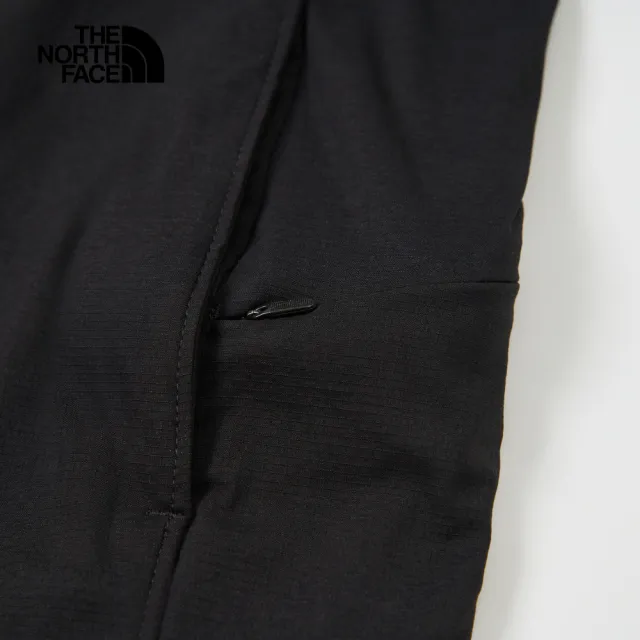【The North Face】TNF 休閒 防潑水短褲 W CLASS V PATHFINDER PULL ON SHORT-AP 女 黑(NF0A8DFNJK3)
