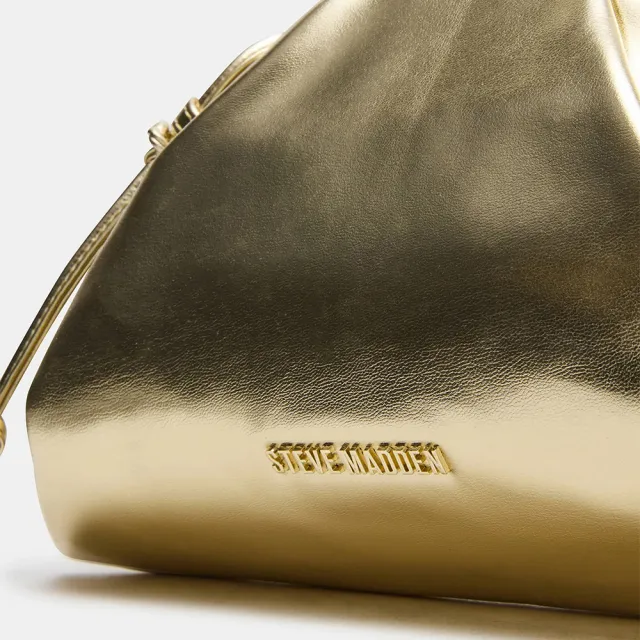 【steve madden】素面輕量磁吸水餃包 BHAILEE(金色)