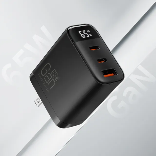 【PowerRider】CYKE PD65W 氮化鎵電源供應器(PD快充 3孔 充電器 K39)