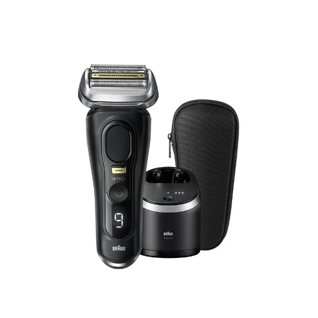 【BRAUN 百靈】旗艦9系PRO+電動刮鬍刀/電鬍刀 附收納盒+智慧清潔充電座(9560cc ★福利品★)