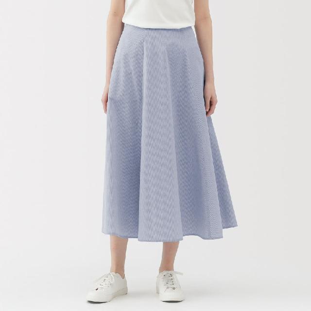 【MUJI 無印良品】女涼感寬襬裙(共3色)