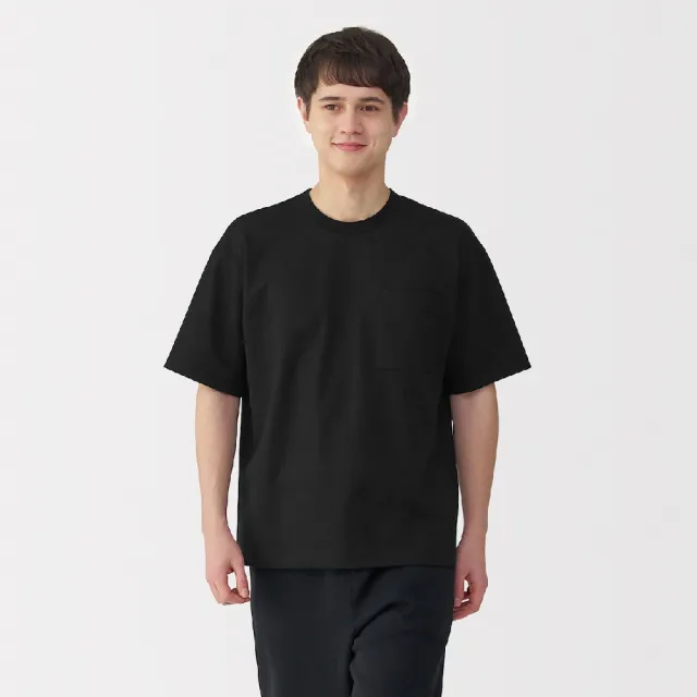 【MUJI 無印良品】男涼感寬版T恤(共10色)