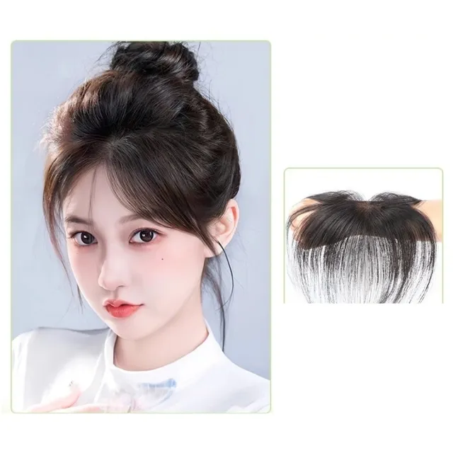 【米蘭精品】現貨+預購 假瀏海全真髮髮片透氣輕量增髮量(自然髮際線女假髮4款t1lf77)