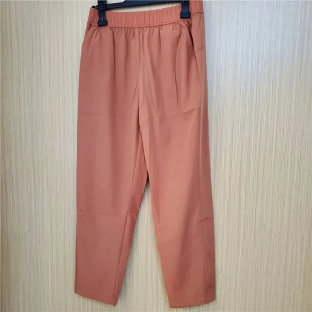 【SuperWands】時尚涼絲感亮彩休閒褲