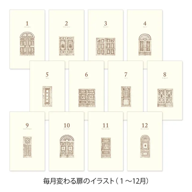 【MIDORI】《GATE 窗扉系列 3 年連用日記》