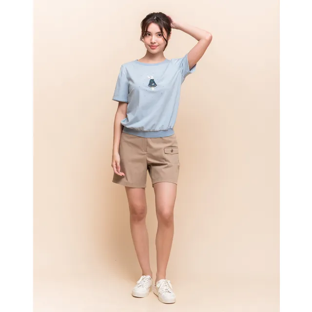 【perng yuh 芃諭名品】活力輕盈 袋飾 短褲(2025 SS Collection｜4A春夏新品上市)