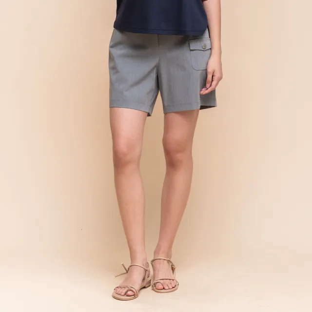 【perng yuh 芃諭名品】活力輕盈 袋飾 短褲(2025 SS Collection｜4A春夏新品上市)